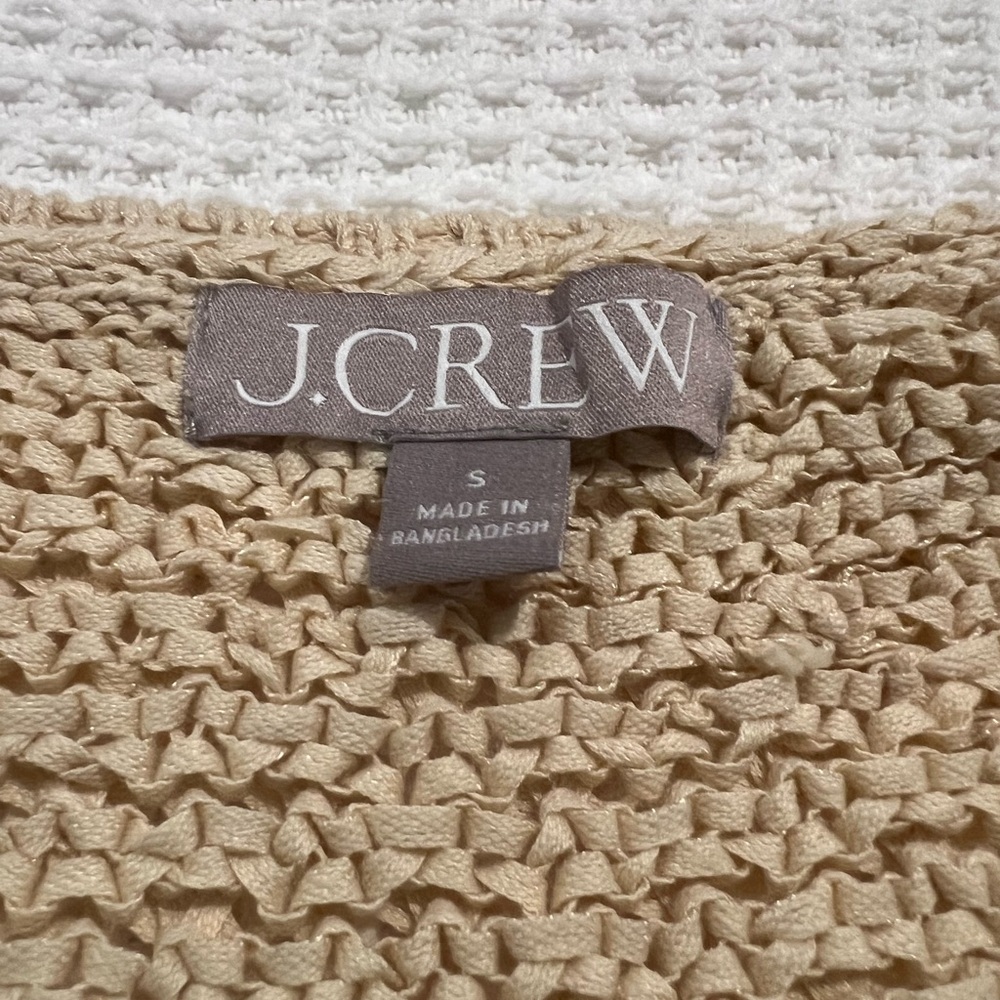 J Crew basket-stitch sweater-tank S - Picture 3 of 6